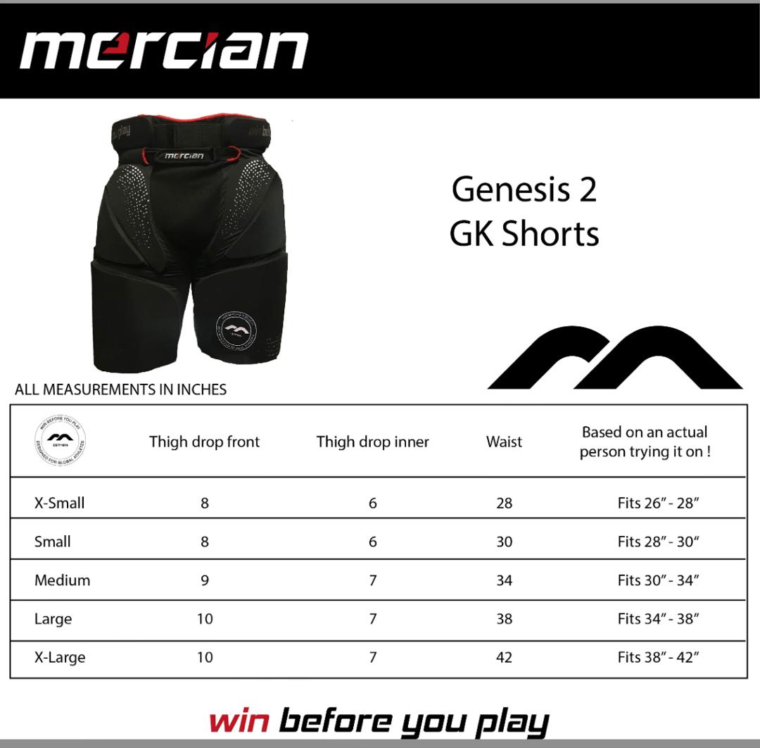 Mercian Genesis 2 GK Shorts with Overshorts
